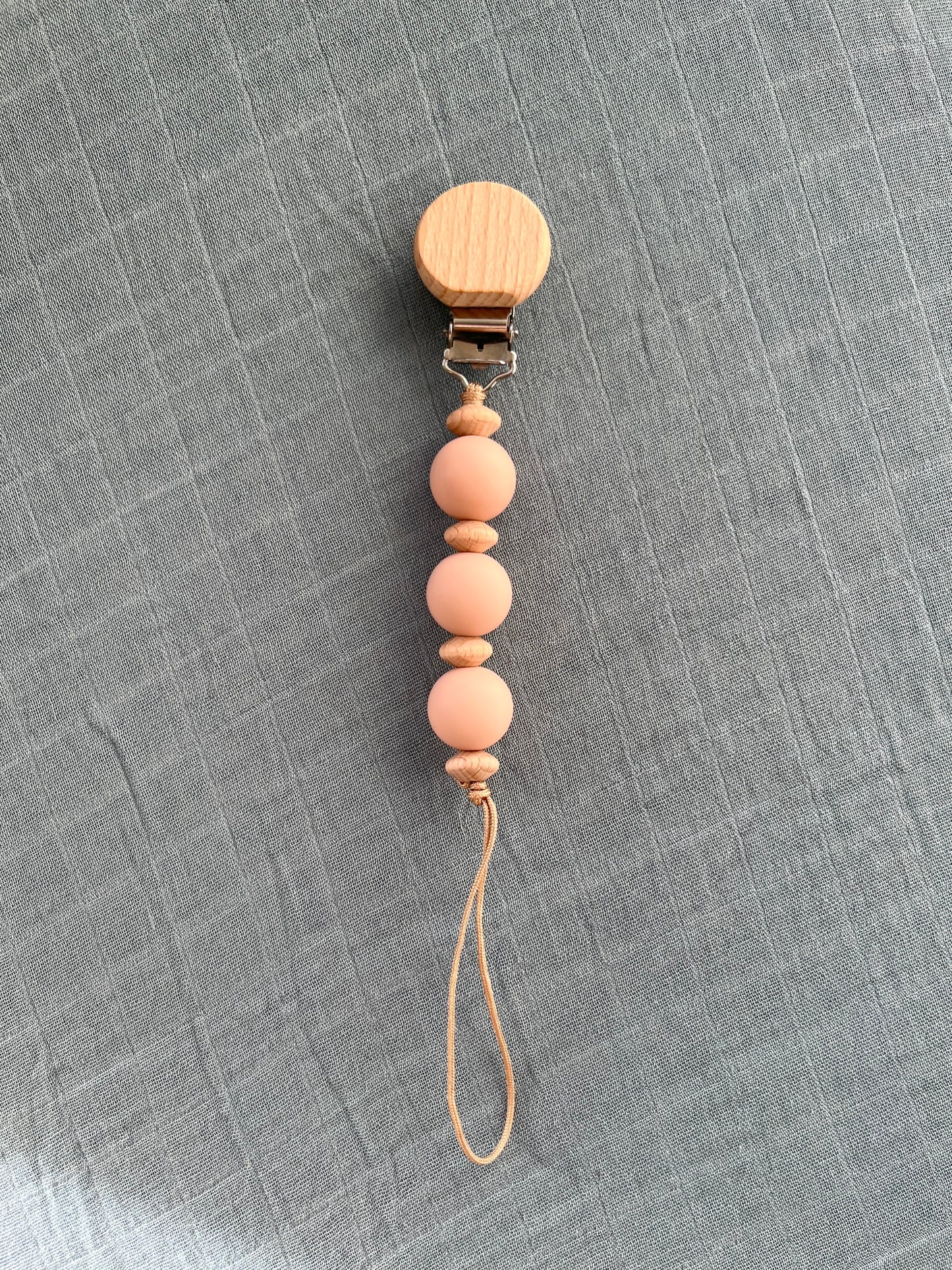 Pacifier Clip | Blush Mini