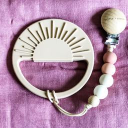 Pacifier Clip | Pink Ombre Mini