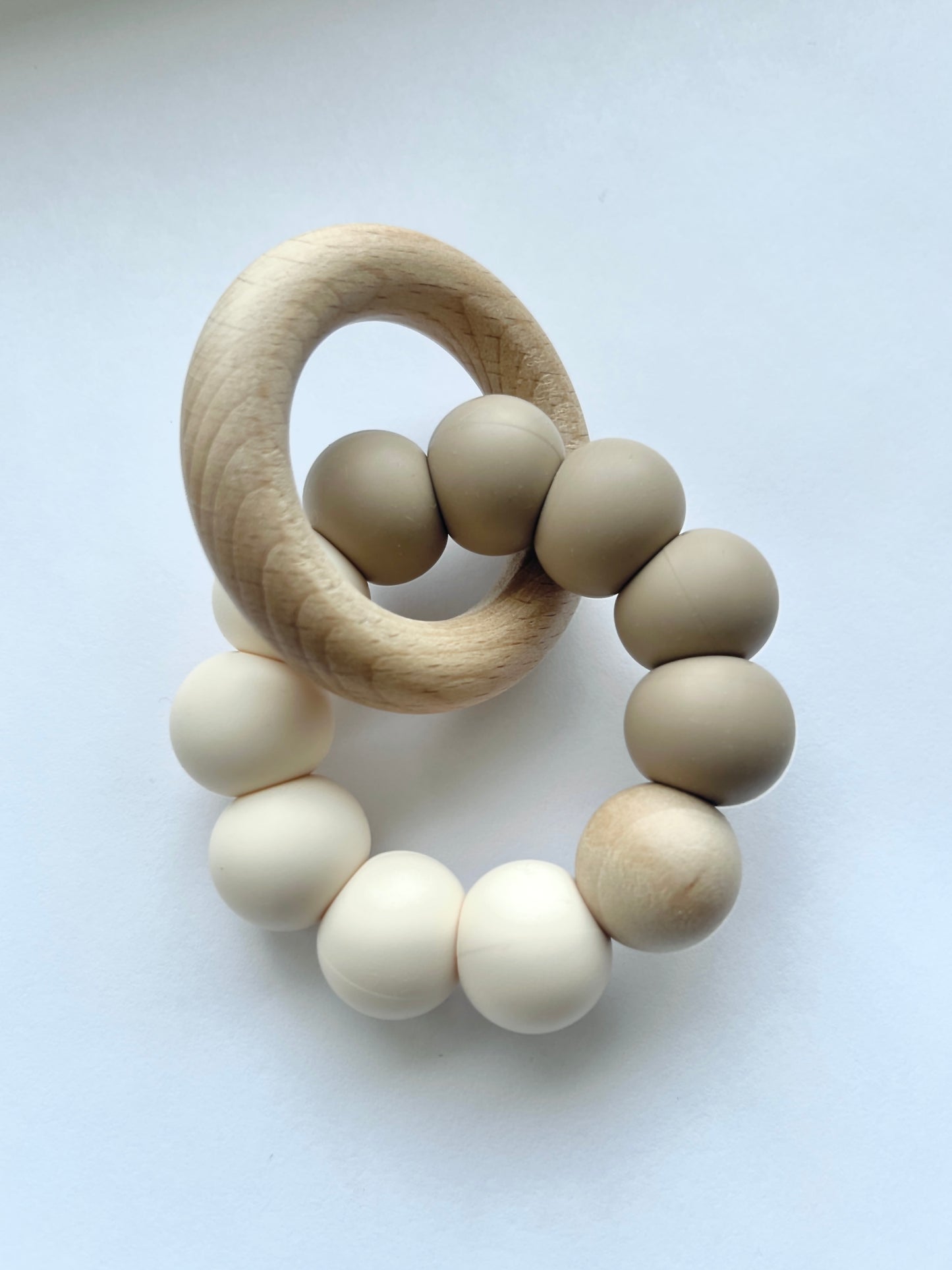 Rattle Ring | Ivory & Cappuccino