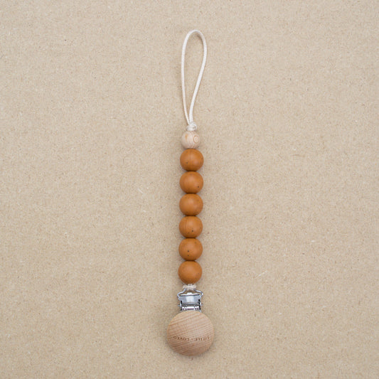 Pacifier Clip | Almond Speckled